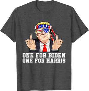 Trump Middle Finger Biden Harris Shirt, Gift For Trump Fans, Election 2024
