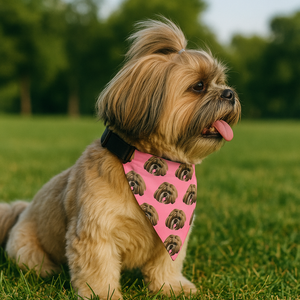 Multi Pattern Bandana Collar, Personalized Bandana Collar, Custom Gifts For Dog