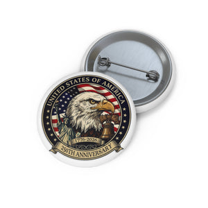 250th Anniversary Eagle United States Of America Brooch Pin
