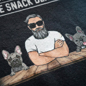 The Man The Myth The Snack Dealer, Personalized Shirt, Custom Gifts For Dog Dad