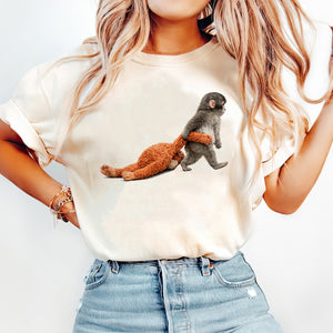 Lovely Punch Monkey With Plush Shirt, Punch Monkey Sweatshirt
