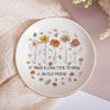 Personalized Mom Birth Flower Trinket Tray, Custom Kids Names Jewelry Dish, Ceramic Ring Holder, Gift for Mom