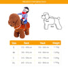 Novelty Cowboy Rider Dog Costume for Dogs Halloween Pet Costume, Pet Accessories