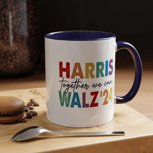 Harris Walz Together We Can, Kamala Harris Ceramic Mug, Gift For Kamala Harris Supporters, Election 2024
