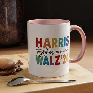 Harris Walz Together We Can, Kamala Harris Ceramic Mug, Gift For Kamala Harris Supporters, Election 2024