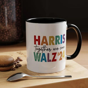 Harris Walz Together We Can, Kamala Harris Ceramic Mug, Gift For Kamala Harris Supporters, Election 2024