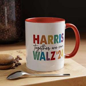 Harris Walz Together We Can, Kamala Harris Ceramic Mug, Gift For Kamala Harris Supporters, Election 2024