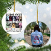 Eras Tour Ornament, Personalized Circle Ornaments 2 Sides, Custom Photo