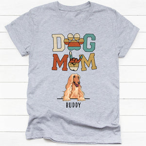 Dog Mom Vintage, Personalized Shirt, Gifts for Dog Lovers