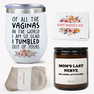 A Collection Of Love, Personalized Candle, Tumbler And Candle Gift Box, Mother's Day Gift