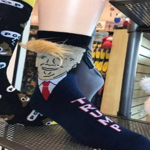 Funny Trump 3D Hair Socks, Socks and Shoes Essentials Gifts For Trump Fans