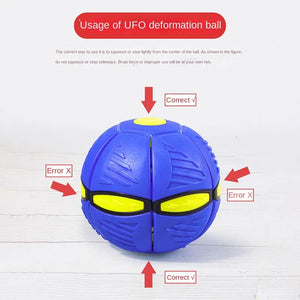 Interactive UFO Saucer Dog Toy, Pet Accessories