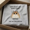 Happy Father's Day, Human Servant, Custom Shirt, Personalized Gifts for Cat Lovers