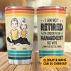 Not Retired Under New Management See Wife Tumbler, Funny Retirement Gift for Him, Personalized Couple Tumbler for Men