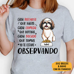 Camiseta Personalizadas, Cada Refrigerio Que Haces, Spanish Espanol Shirt, Regalos Para Amantes de los Perros, T Shirts Para Crea