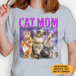 Custom Multi Photo Light Tee, Retro Vintage Bootleg Shirt, Personalized Shirt, Gift For Your Loved One, Custom Photo