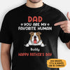 You Are My Favorite Human Dark Shirt, Personalized Shirt, Gifts For Dog Lovers