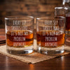 Every Sip It's Not My Problem Anymore, Engraved Rock Glass, Retirement Gifts