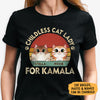 Childless Cat Lady For Kamala Harris, Personalized Shirt, Gift For Cat Mom, Custom Photo Election 2024