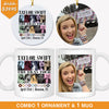 Eras Tour Ornament, Personalized Circle Ornaments 2 Sides, Custom Photo