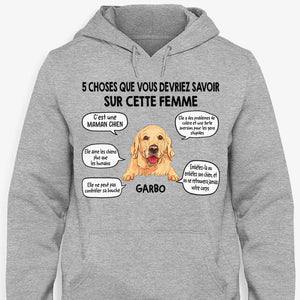 T Shirt Personnalisé Pas Cher, 5 Choses Que Vous Devriez Savoir Sur Cette Femmen, French Custom Shirt, Personnalisation Tee Shirt, Cadeau Personnalisé Femme