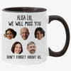 Personalized Mug Retirement Work With Legends, Custom Photo Mug, Retirement Gift