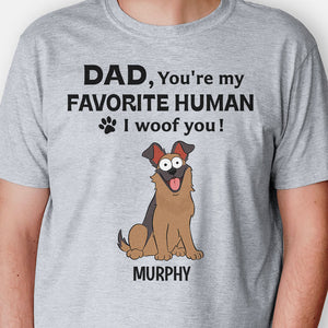 You're Our Favorite Human Pop Eyed, Personalized Shirt, Gift For Dog Lovers, Custom Photo
