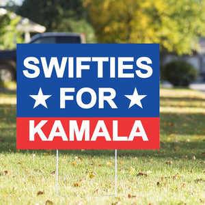 Swifties for Kamala Yard Sign, Kamala Harris Sign, Vote Kamala, Election 2024