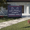 Cat People For Harris Walz Yard Signs, Kamala Harris Sign, Vote Kamala, Election 2024
