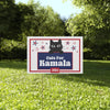 Cat For Kamala 2024 Yard Signs, Gift Kamala Harris Supporters, Kamala Harris Sign, Election 2024