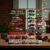 Vehicle Set 24-day Advent Calendar 2025, Firetrucks, Heavy Equipment, Cars, Planes, Christmas Gifts for Him, Sons, Grandsons