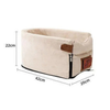 Portable Cat Dog Bed Travel Central Control Car Safety Pet Seat, Pet Accessories