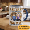 I'm Under New Management, Personalized Mug, Anniversary Gifts For Husband, Retirement Gift for Him