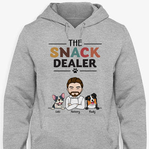 The Snack Dealer, Personalized Shirt, Funny Gifts For Dog Lovers