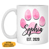 Perfect Paw, Funny Personalized Coffee Mug, Custom Gift for Dog Lovers