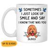 That Was You, Custom Memorial Dogs Mug, Personalized Gifts for Dog Lovers