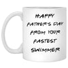 Happy Father's Day I Used To Live In Your Balls, Personalized Mug, Funny Father's Day gifts