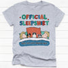 Official Couple Sleepshirt Dog Cat, Personalized Shirt, Anniversary Gift, Custom Gifts For Pet Lovers