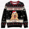Merry Woofmas Dog, Personalized All-Over-Print Sweatshirt, Christmas Gift For Dog Lovers