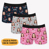 I Love My Wife, Personalized Boxer, Funny Gift For Him, Custom Photo