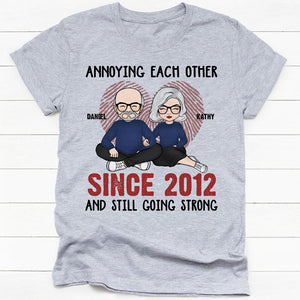 Annoying Each Other, Personalized Shirt, Custom Anniversary Gift For Couple