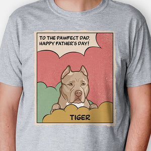 Pawfect Mom Dad, Light Shirt, Personalized Shirt, Gifts for Dog Lovers, Mother's Day Gifts