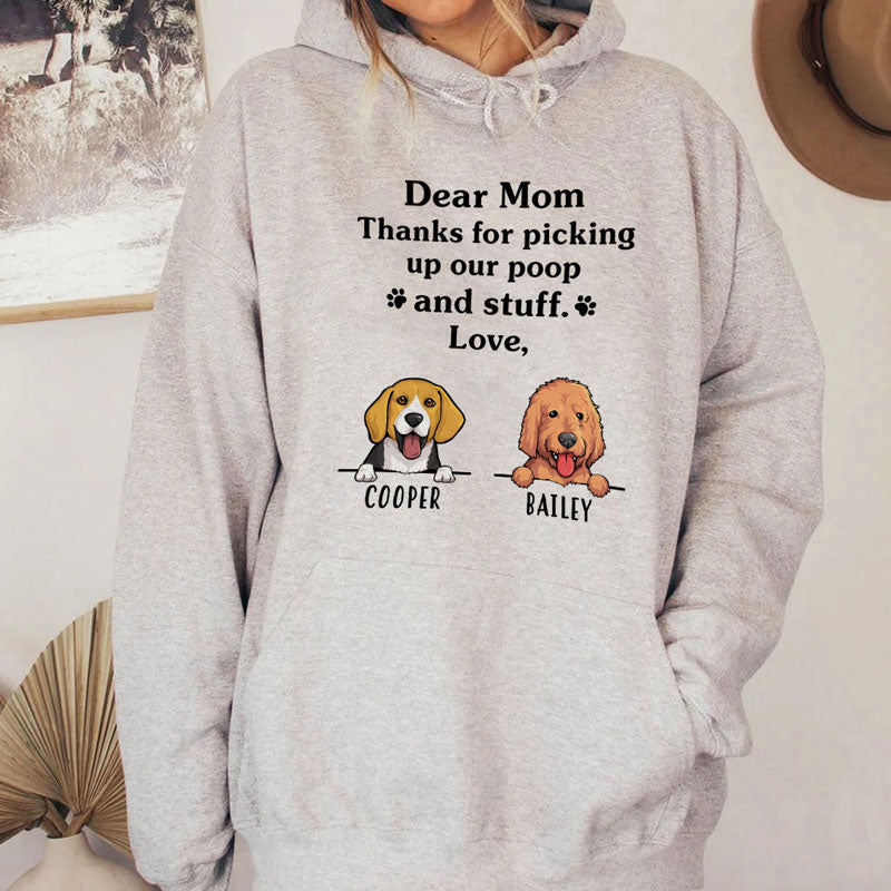 Thanks for picking up my poop and stuff, Custom T Shirt, Personalized Gifts for Dog Lovers
