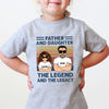 Custom Father and Daughter Kid Quote, Personalized Shirt, Gifts for Father and Daughter