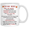 To my wife You are braver than you believe, Anniversary gifts, Fall Mugs, Personalized gifts for her