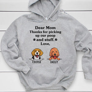 Thanks for picking up my poop and stuff, Custom T Shirt, Personalized Gifts for Dog Lovers