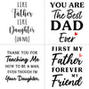 Father and Daughter Quotes Customized Coffee Mug, Personalized Gift, Father's Day gift