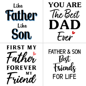Father and Son Quotes Customized Coffee Mug, Personalized Gifts, Father's Day gift