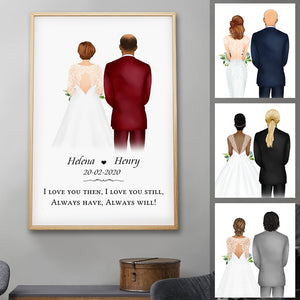 Anniversary Gift, Always Have Always Will Personalized Poster, Wedding Gift