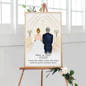 Anniversary Gift, Always Have Always Will Personalized Poster, Church, Wedding Gift